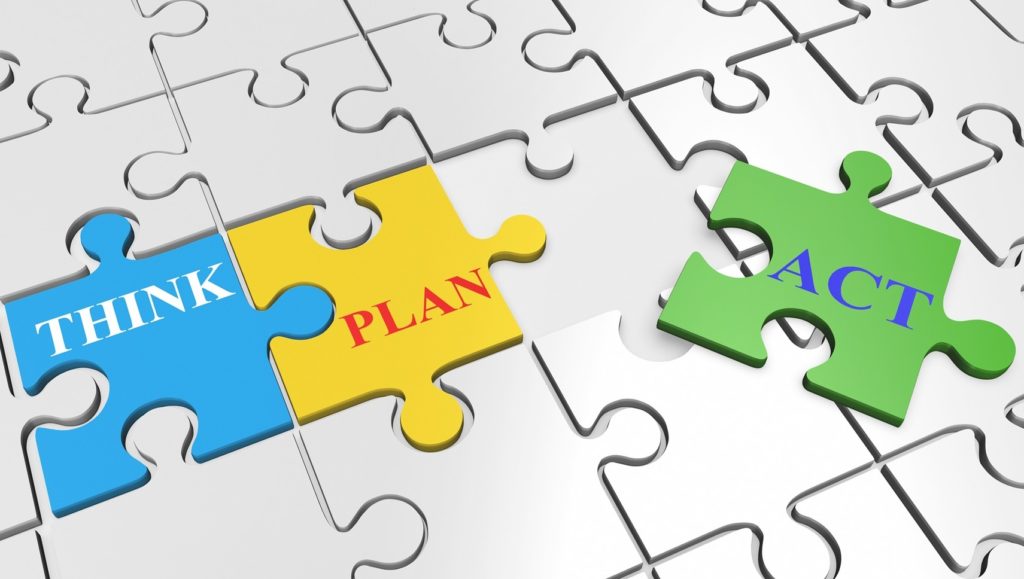 Think Plan Act Puzzle for Nutrition