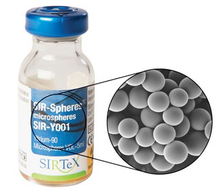 bottle of y90 SIR-Spheres® microspheres